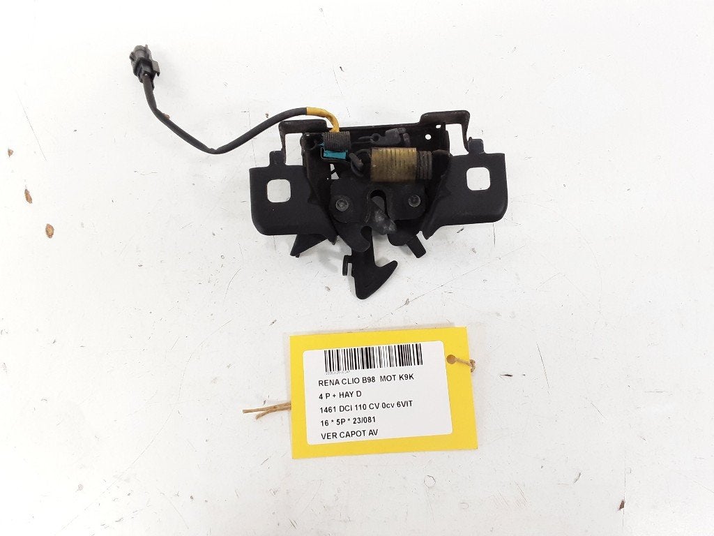 SERRURE CAPOT Renault Clio IV (5R) (656011705R), Autos : Pièces & Accessoires, Renault, Utilisé, Peter-Huppertz-Straße 5
51063  Köln, DE