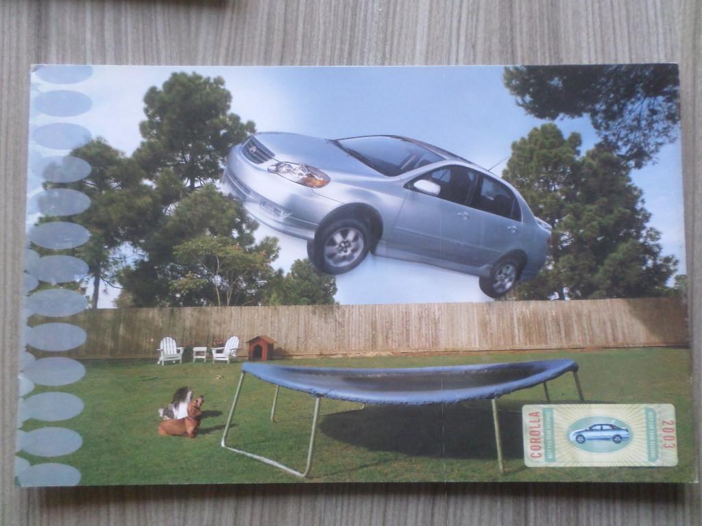 Toyota Corolla 2003 Brochure - USA, Ophalen of Verzenden, Toyota