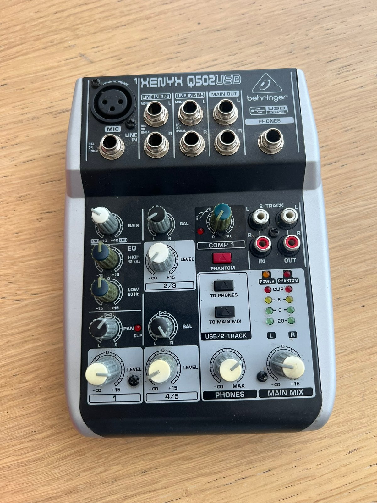 Mixer xenyx, Enlèvement, Utilisé