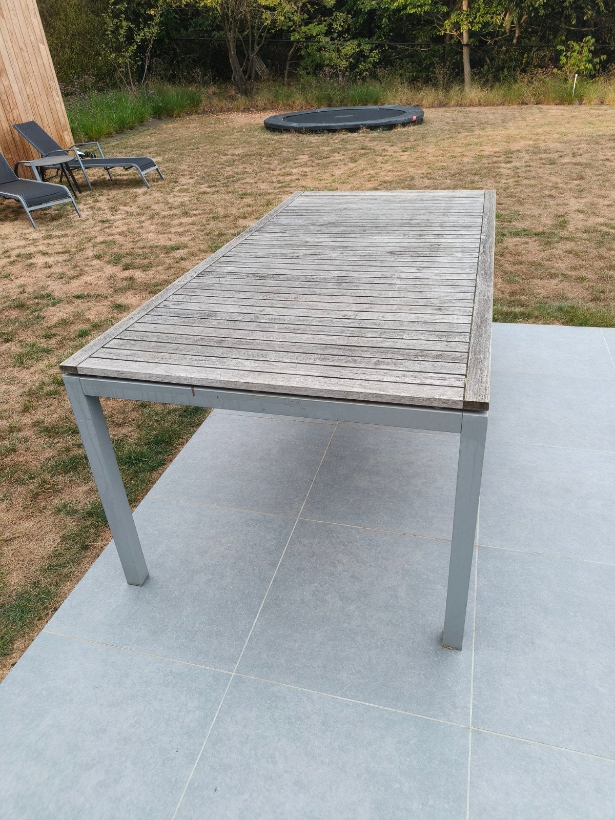 tuintafel bristol, Tuin en Terras, Ophalen, Gebruikt, Rechthoekig, Hout