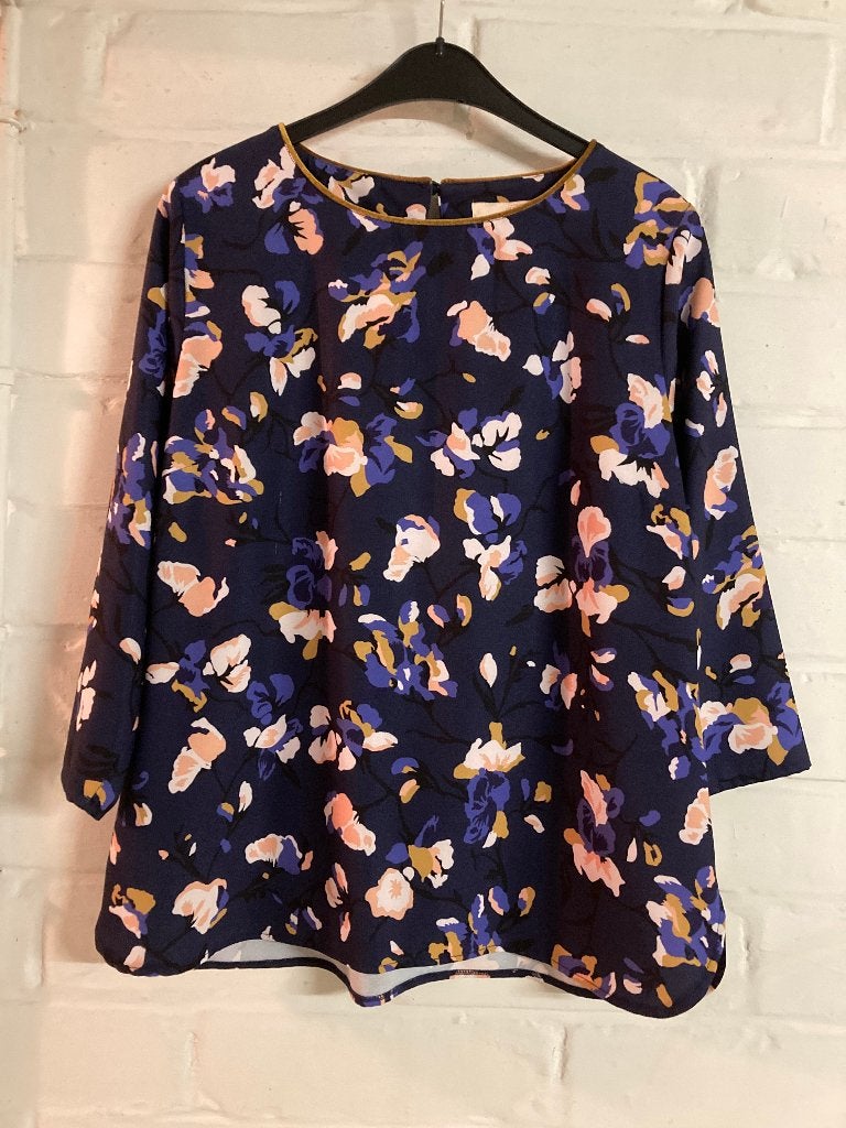 Losse bloes met 3/4 mouw, Comme ça, 44, Kleding | Dames, Blouses en Tunieken, Meerkleurig, Maat 42/44 (L), Zo goed als nieuw, Comme ça