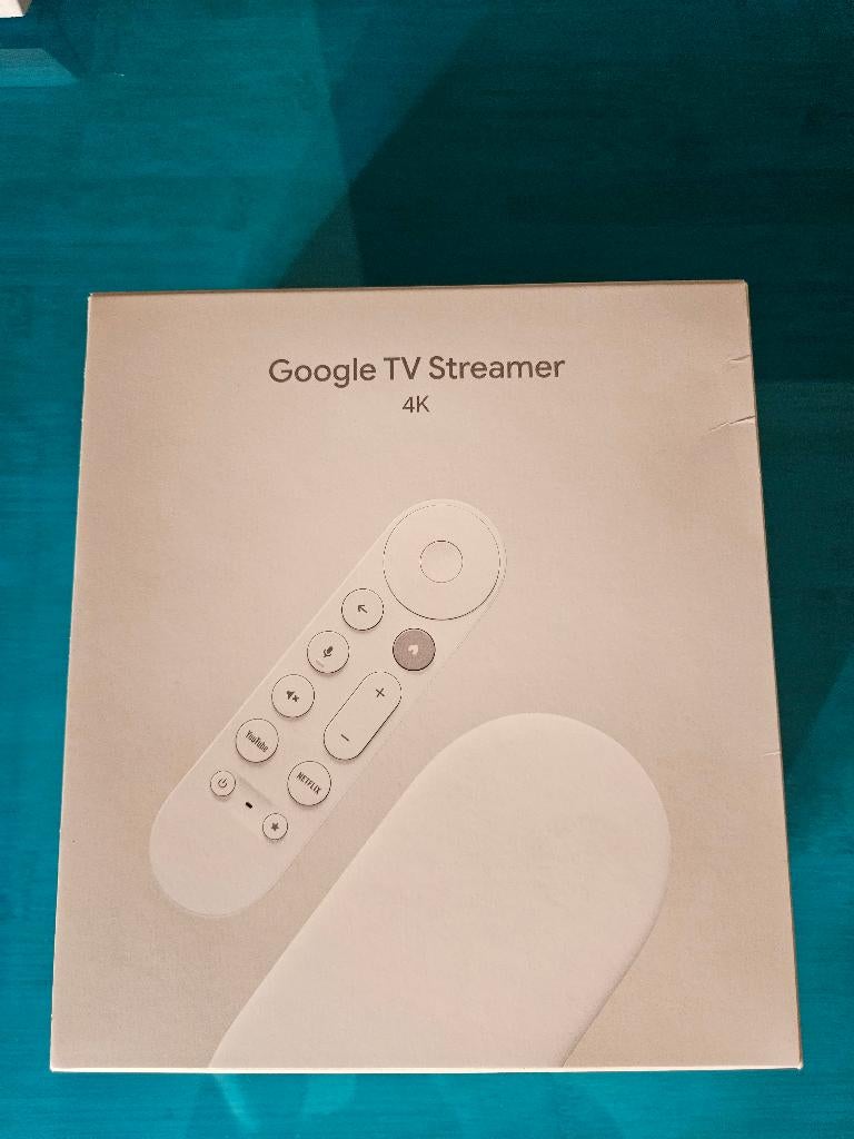 Google TV Streamer - Google TV - 4K HDR - Wit, Audio, Tv en Foto, Ophalen of Verzenden, Nieuw