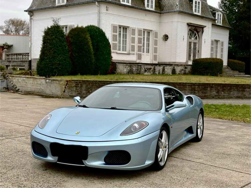 FERRARI F430 4.3 V8 F1 64000KM RUILEN MOGELIJK, Autos, Ferrari, Cuir, Achat, Entretenue par le concessionnaire, Bleu