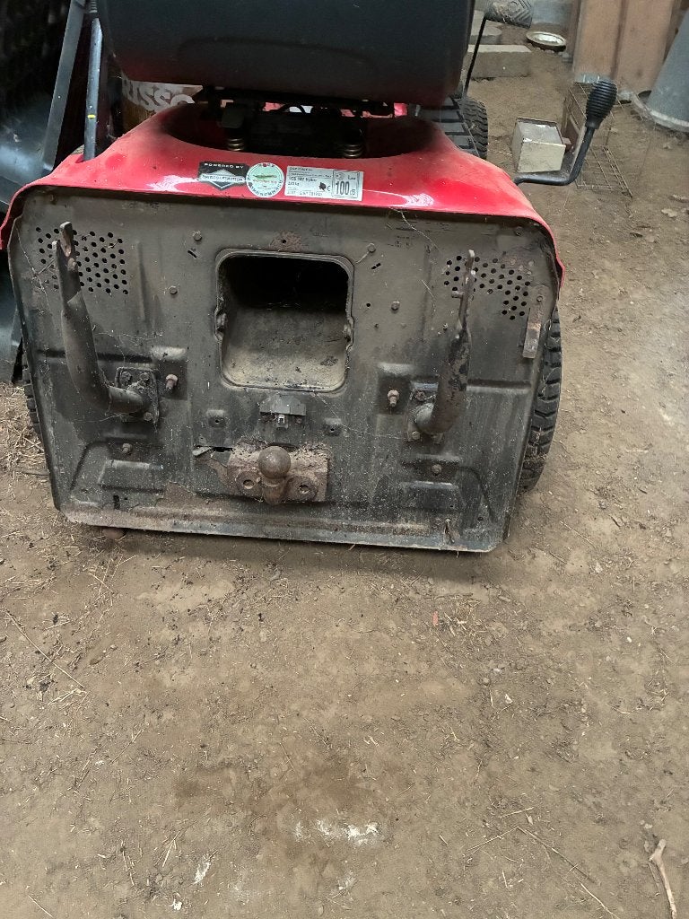 Tondeuse tracteur, Jardin & Terrasse, Tondeuses à gazon à essence, Enlèvement, 50 cm ou plus, Bac de ramassage