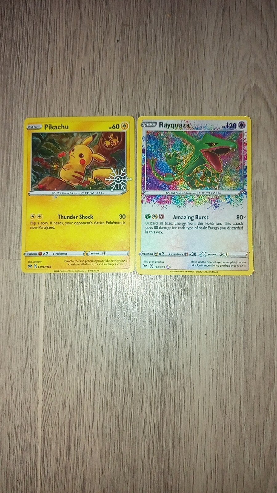 Cartes Pokemon, Envoi