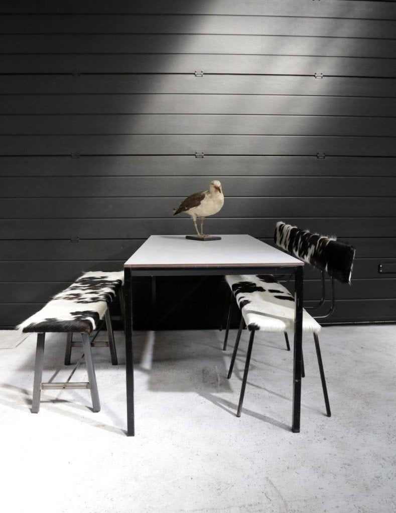 Industrieel Vintage Friso Kramer Ahrend facettafel, Antiek en Kunst, Ophalen