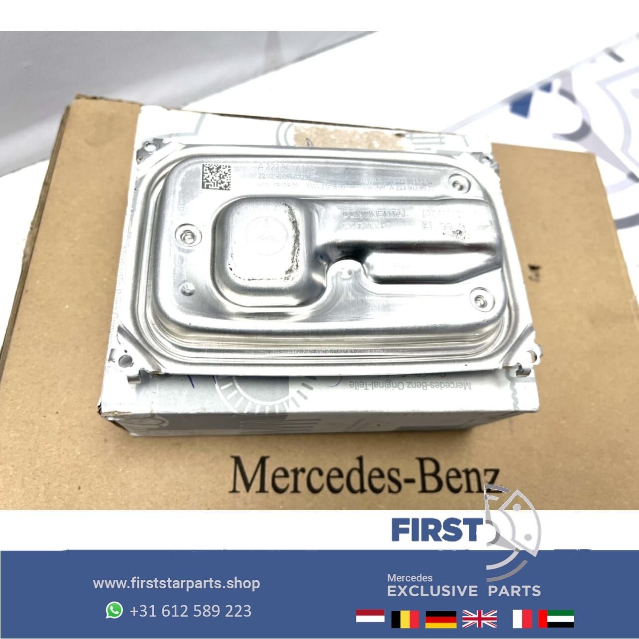 KOPLAMP MODULE A2239006130 Mercedes C E CLE EQE EQS Klasse L, Gebruikt, -, Ophalen of Verzenden, -