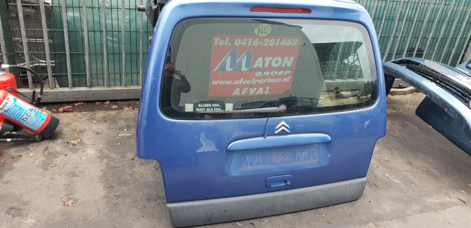 CITROËN BERLINGO ACHTERKLEP BJ 97 TOT 2001, Gebruikt, -, Ophalen of Verzenden, Achter