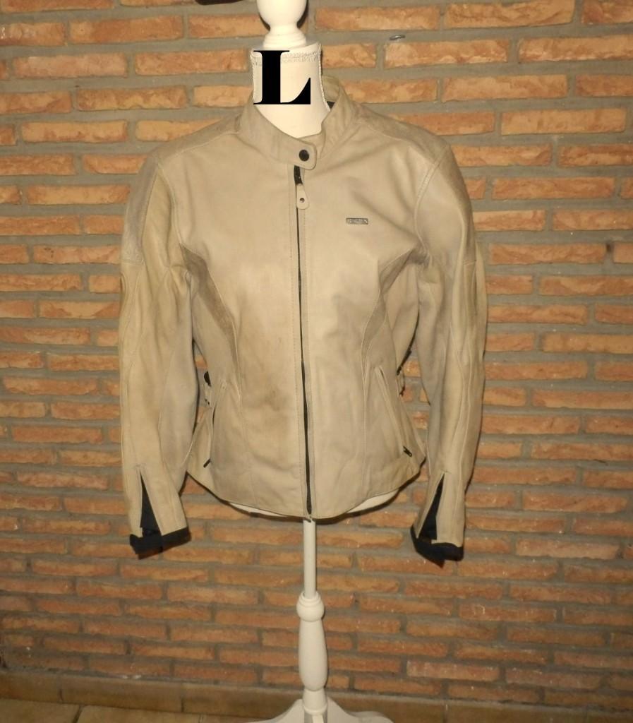 (1) - blouson moto femme t.L beige - richa -, Seconde main, Enlèvement ou Envoi, Femmes, RICHA