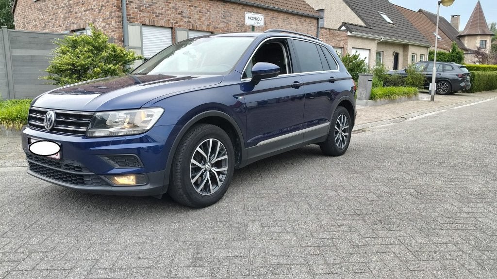 Volkswagen tiguan 2.0Tdi Bj 2017(EURO6B) 117000km AUTOMAAT, 4 deurs, Euro 6, Blauw, Diesel