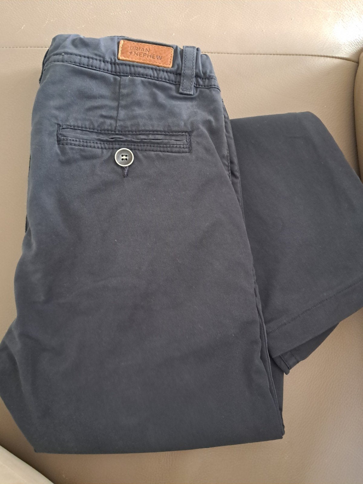 broek blauw Brian+Nephew 12j, Brian & Nephew, Zo goed als nieuw, Jongen, Ophalen