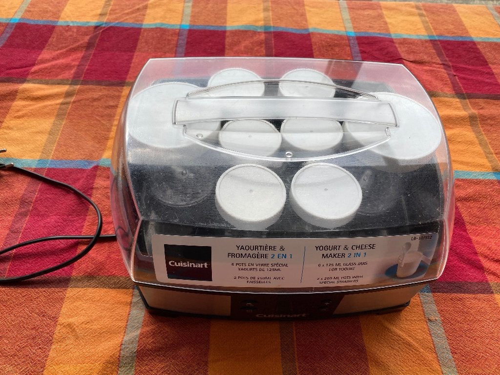 Cuisinart yoghurt en kaasmachine, Huis en Inrichting, Keuken | Keukenbenodigdheden, Gebruikt, Overige typen, Overige merken, Kunststof