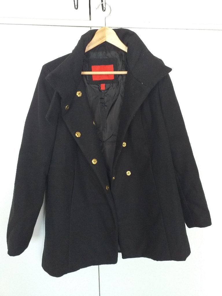 Winter Damesjas (Mango), Kleding | Dames, Mango, Verzenden, Zwart, Maat 42/44 (L)