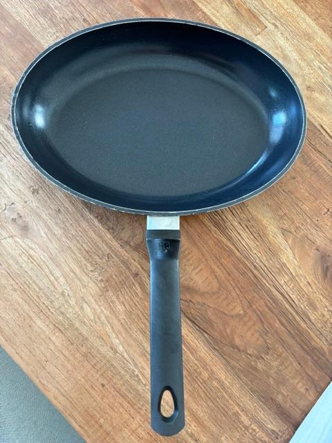 Vispan Holland, Ophalen of Verzenden, Gebruikt, Koekenpan of Braadpan, Keramische plaat