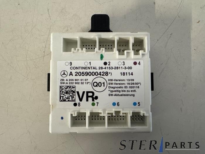 Module verrouillage central des portes d'un Mercedes C-Klass, 3 mois de garantie, Utilisé, -, -