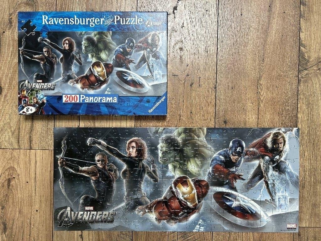 Puzzel The avengers panorama 200 stukjes, Kinderen en Baby's, Speelgoed | Kinderpuzzels, Ophalen of Verzenden, Meer dan 50 stukjes