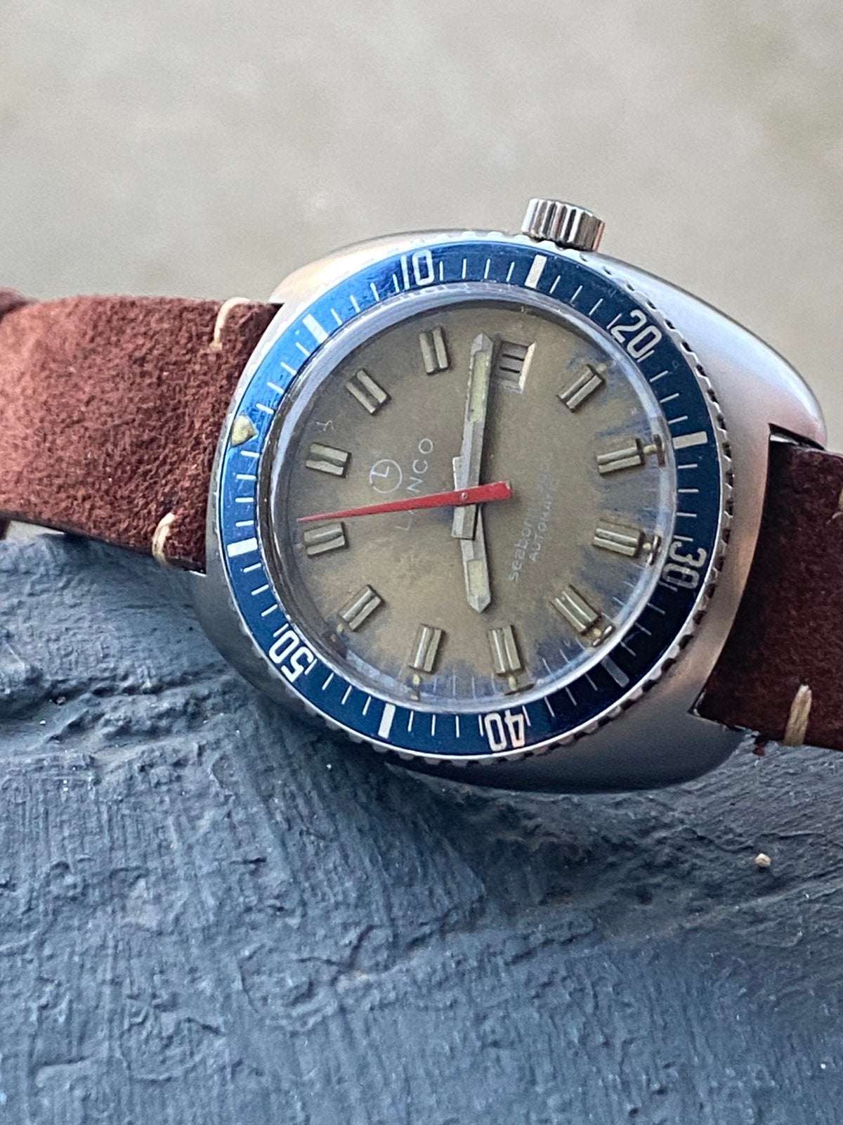 3x Skindivers--Lanco-Vintan-Jaquet  Geneve-Stalen kast, Handtassen en Accessoires, Overige merken, Staal, Polshorloge, Ophalen of Verzenden