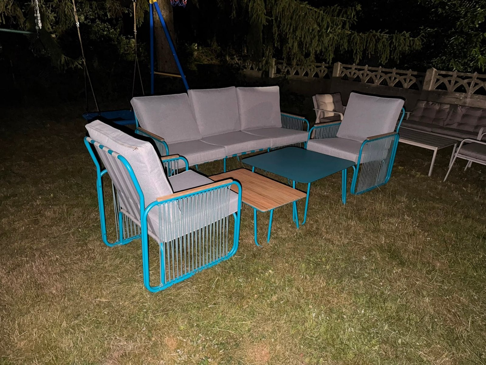 Nieuwe loungeset 250€, Ophalen of Verzenden, Zo goed als nieuw, Aluminium, Loungeset
