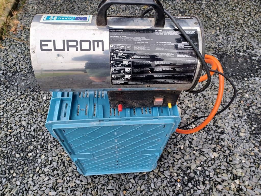Canon a chaleur au gaz, Enlèvement