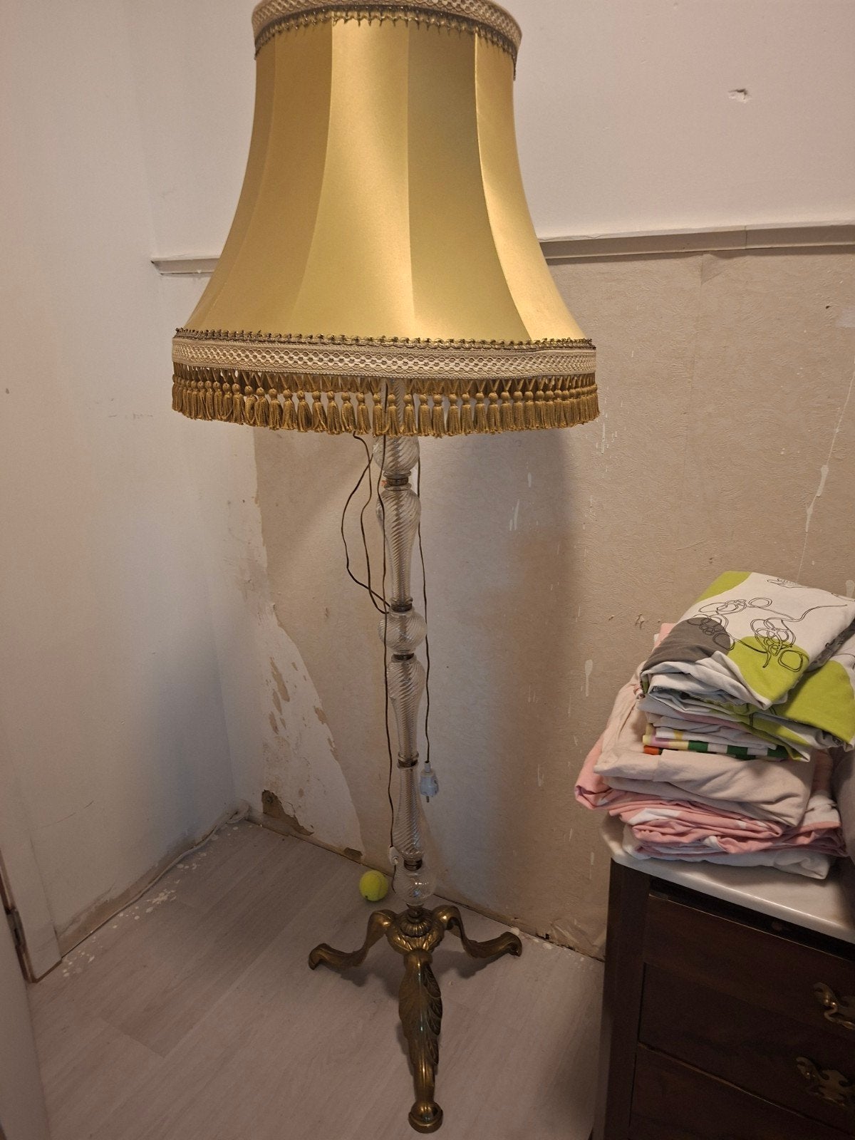 staande lamp, Ophalen