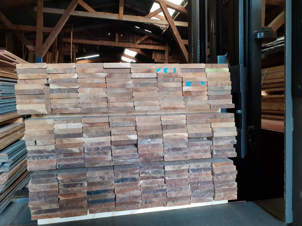 Grote partij Eiken latten, planken, G+G delen 20mm - Op=Op, Planken, Nieuw, Ophalen of Verzenden, Hardhout
