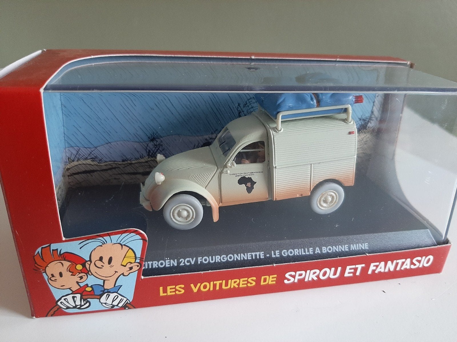 Voiture Spirou Citroën 2 CV, Enlèvement ou Envoi, Voiture