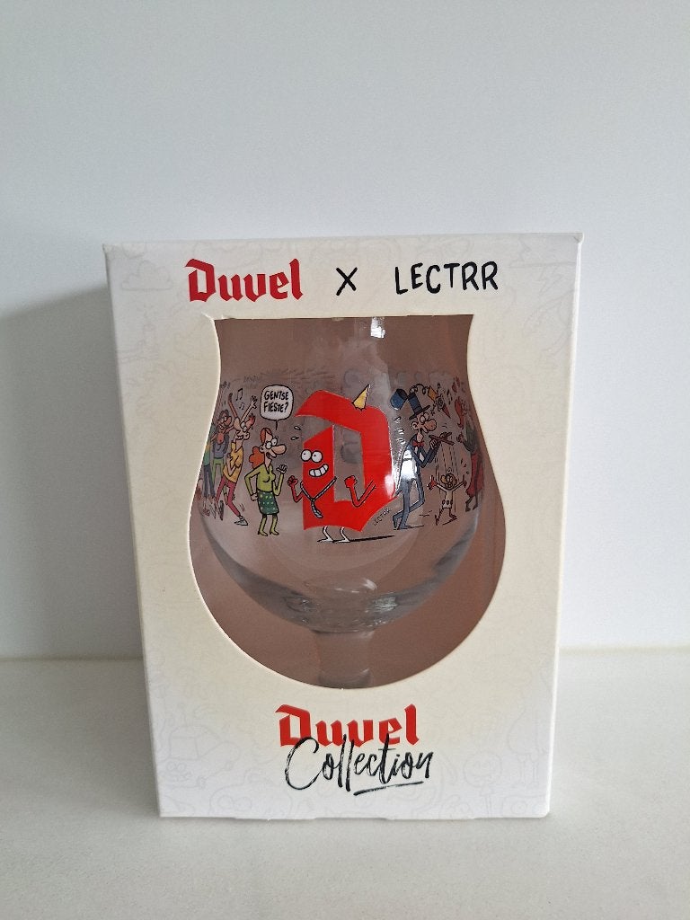 Duvel glas Gentse Feesten 2025, Ophalen, Nieuw, Bierglas