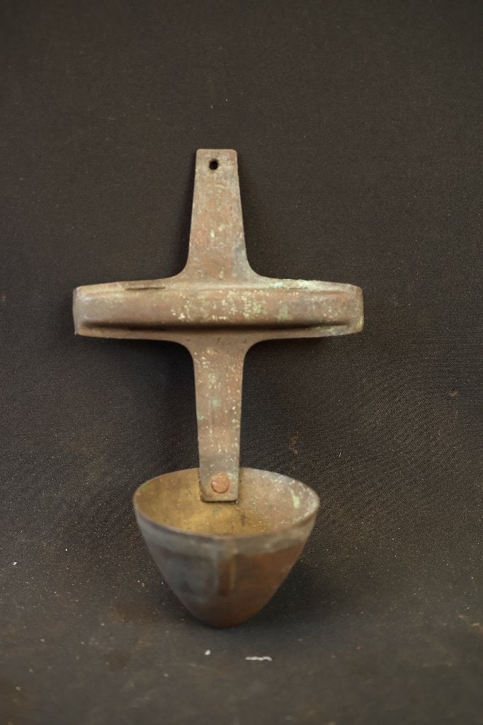 WO1 Britse trench-art wijwatervatje, Ophalen of Verzenden