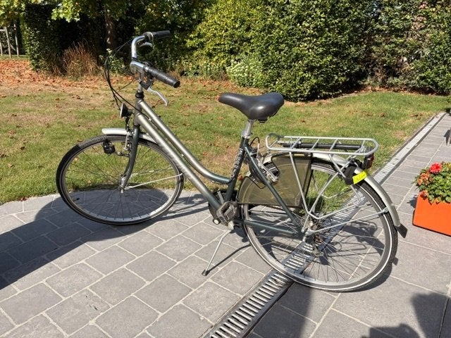 Stevige dames stadsfiets - maat 53 - klaar voor gebruik, Autres marques, Vitesses, Frein sur jante, Enlèvement