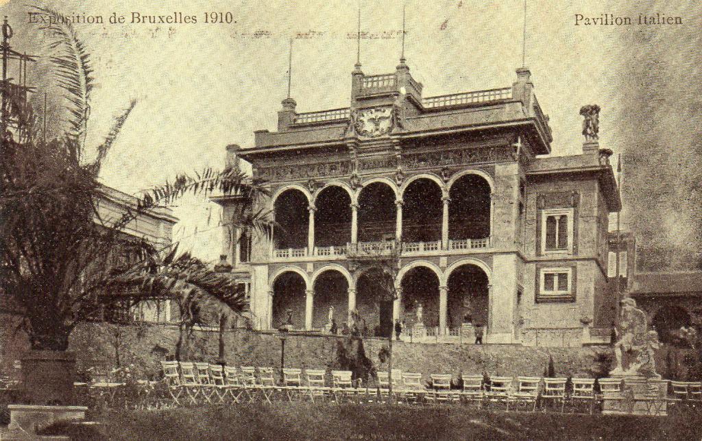 5 postkaarten - Expo 1910 - Brussel, Verzamelen, Verzenden