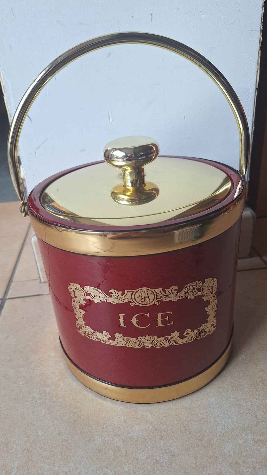 Seau à glace vintage KRAFTWARE NYC - années 70 - état NEUF, Antiquités & Art, Enlèvement