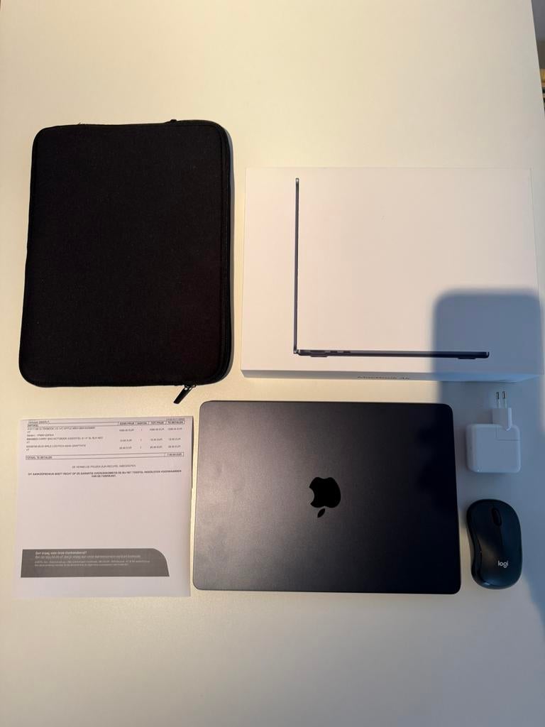 Apple Macbook Air 2025 16GB Ram 256GB SSD - Als Nieuw, Informatique & Logiciels, Apple Macbooks, 256 GB, 13 pouces, Comme neuf