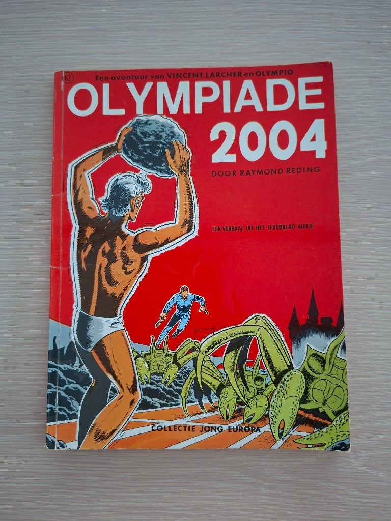 Vincent Larcher - Olympiade 2004 -  Eerste Druk, Boeken, Ophalen of Verzenden, Gelezen