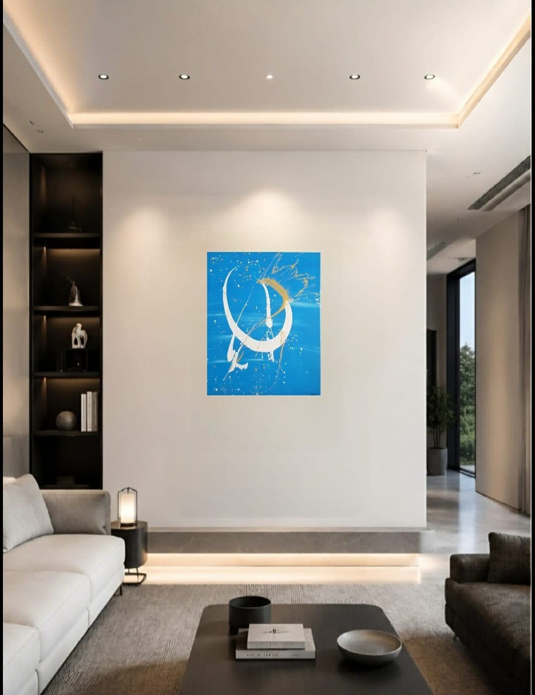 "Littoral", Antiquités & Art, Art | Peinture | Abstraite, Enlèvement ou Envoi