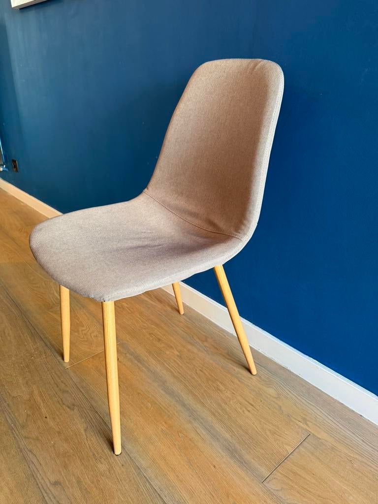 Set van 6 moderne eetkamerstoelen, Enlèvement, Comme neuf, Tissus