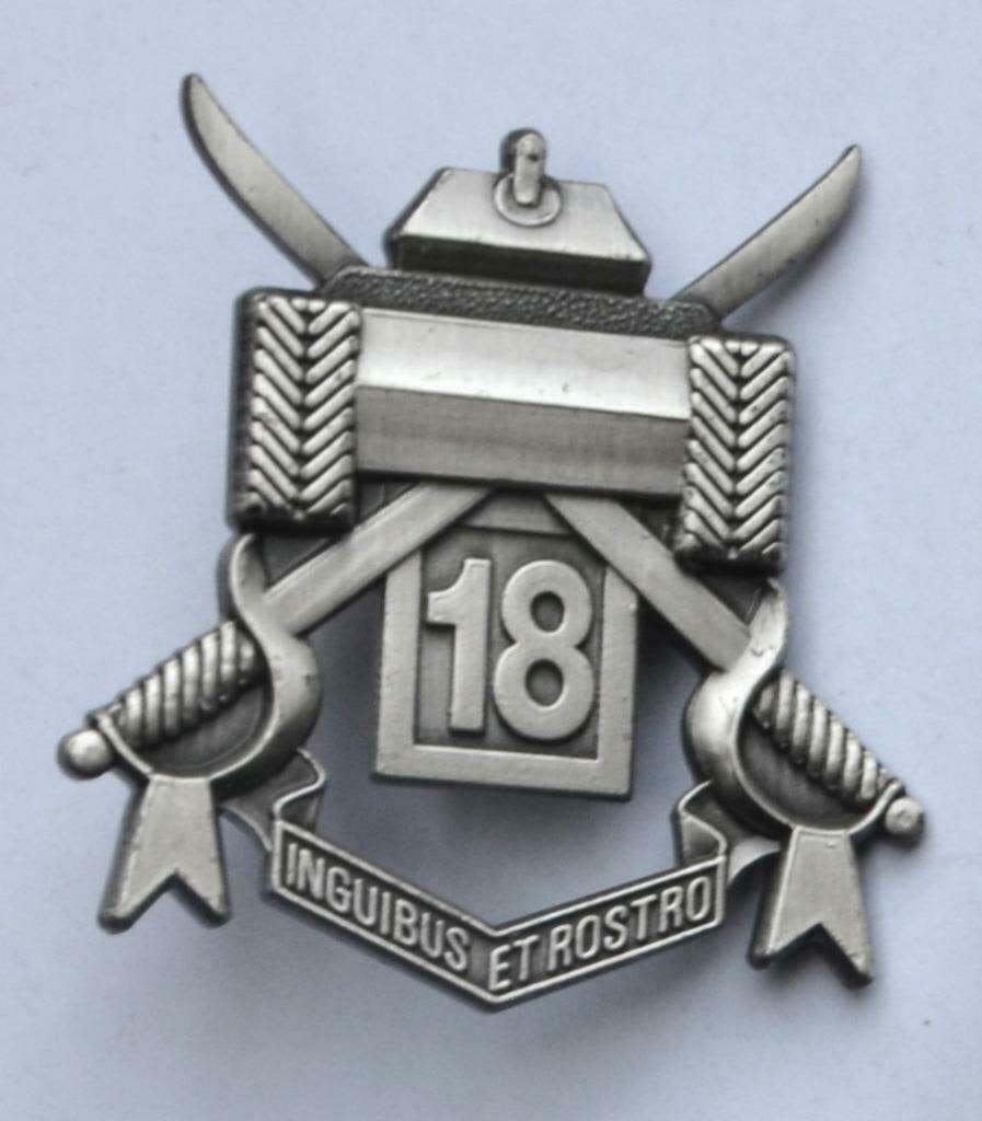 Kenteken, 18de Verkenning Escadron RECCE, Herslag, Verzamelen, Ophalen of Verzenden, Landmacht, Embleem of Badge