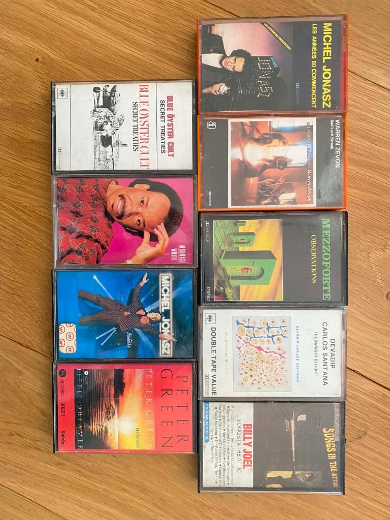 Audiocassettes - verschillende soorten rock, Cd's en Dvd's, Cassettebandjes, Gebruikt, 2 t/m 25 bandjes, Ophalen of Verzenden