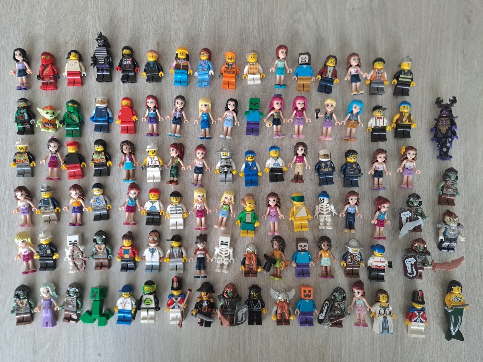 100 minifigs van verschillende thema's, Ophalen, Castle