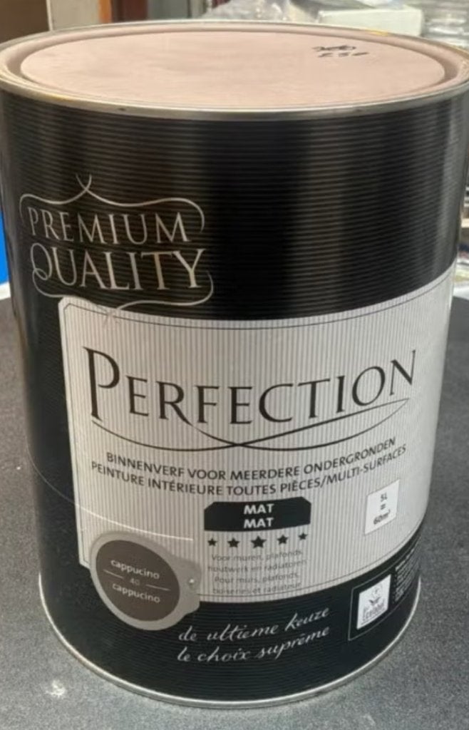 Pot de 5 L - peinture PERFECTION, Bricolage & Construction, Peinture, Vernis & Laque, Neuf, Enlèvement ou Envoi, Autres couleurs