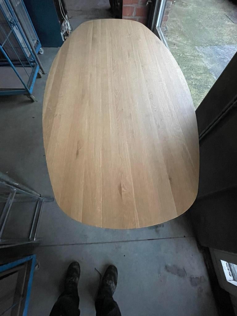 Industriële tafel eclipse 220x110, Huis en Inrichting, Tafels | Eettafels, Ophalen