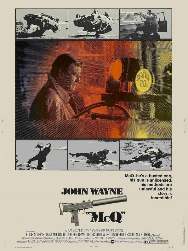 16mm speelfilm  --  McQ (1974), Audio, Tv en Foto, Ophalen of Verzenden, 16mm film