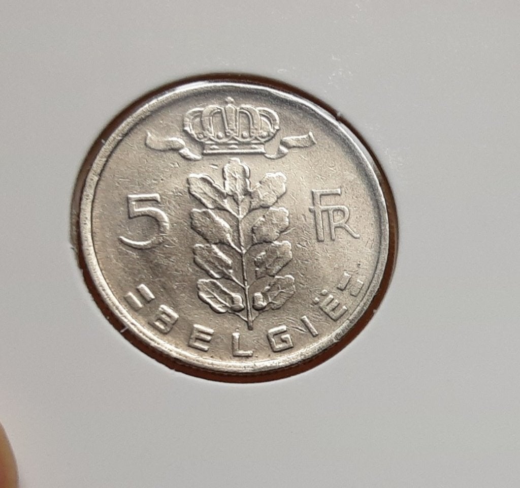 België – 5 frank – 1965 vl. (Ref 085)., Ophalen of Verzenden, Metaal, Losse munt