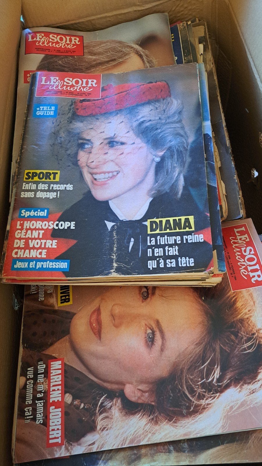 ancienne revue, magazines le soir illustré  Diana, le roi, Enlèvement ou Envoi