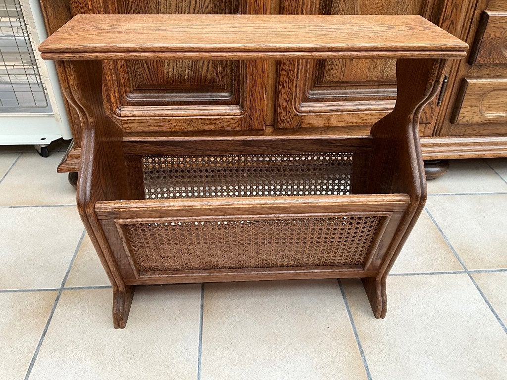 Vintage krantenbak, Krantenbak, Ophalen, Vintage, Hout