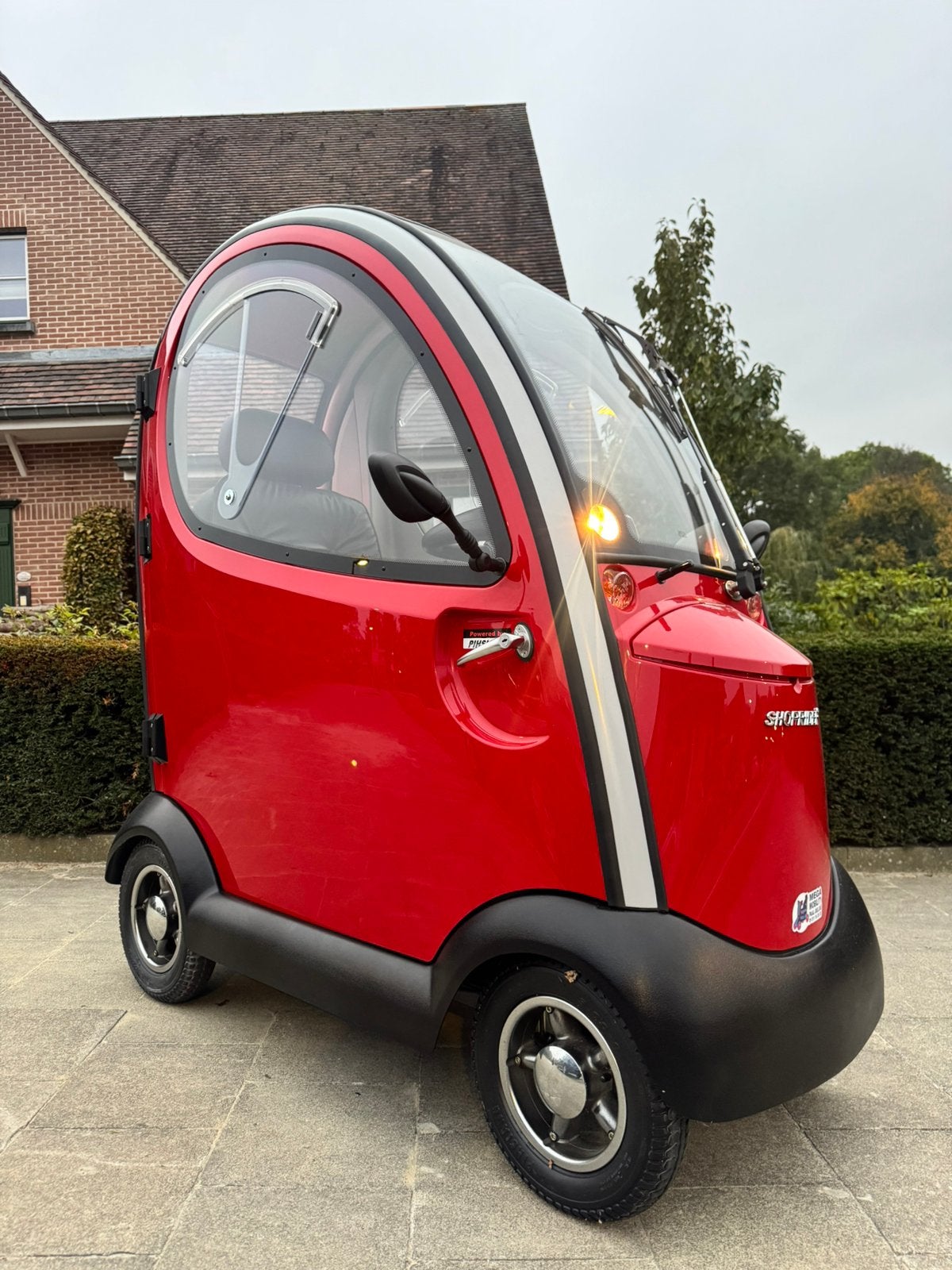Scootmobiel Luxe Shoprider Voiturette électrique couvert, Enlèvement ou Envoi, Comme neuf