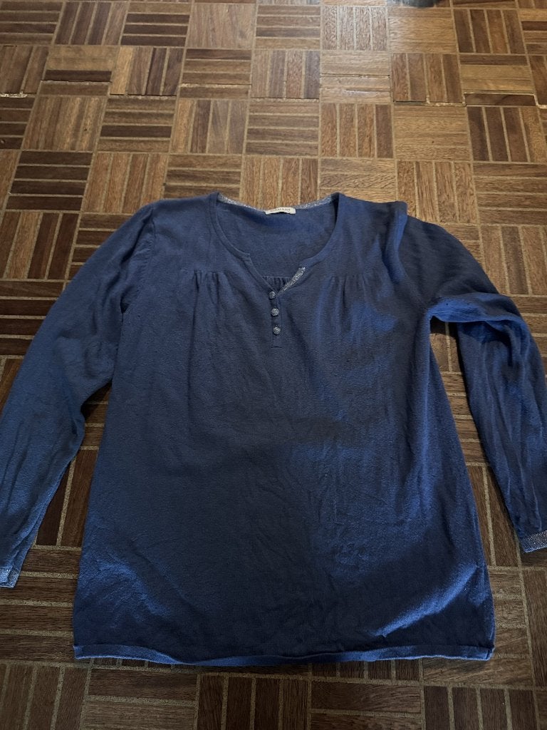 Damart blauwe tuniek / trui, Kleding | Dames, Blauw, Damart, Gedragen, Ophalen