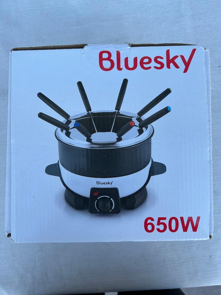 Bluesky Elektrische fondue 3-in-1 => kaas,vlees,chocolade, Ophalen, Nieuw, Elektrisch, Fondueset