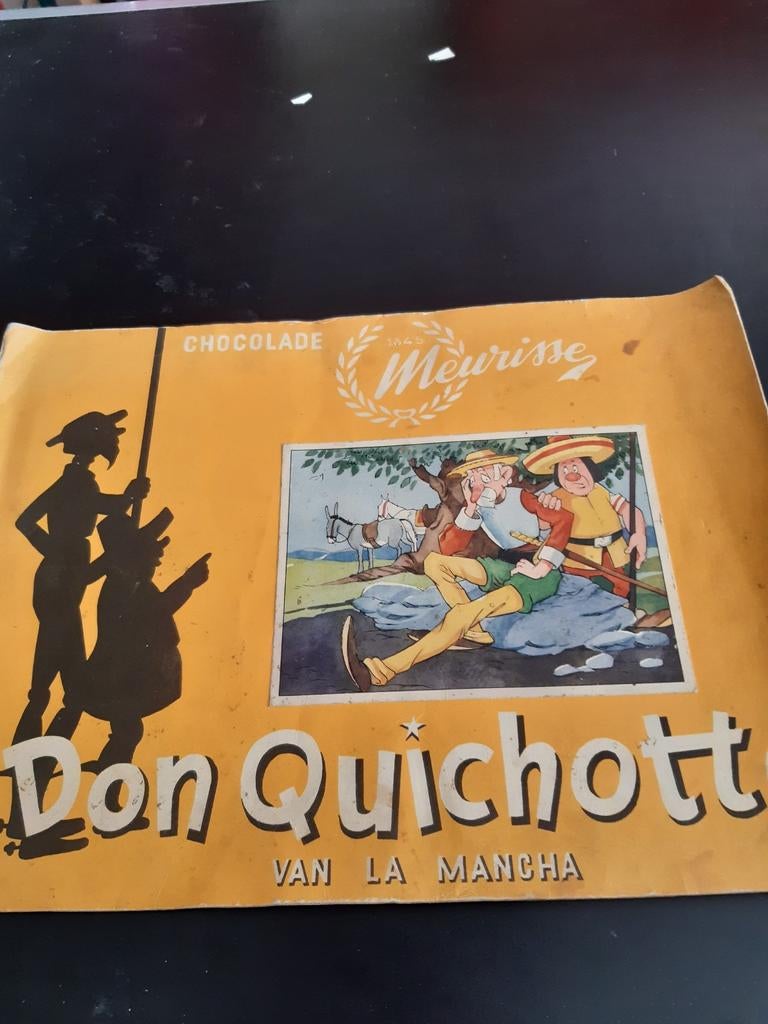Don Quichote van La Mancha,  Meurisse chocolade, Boeken, Prentenboeken en Plaatjesalbums, Ophalen, Gelezen, Plaatjesalbum
