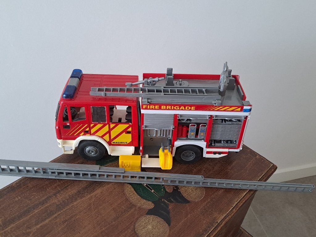 Brandweerwagen, Ophalen, Gebruikt