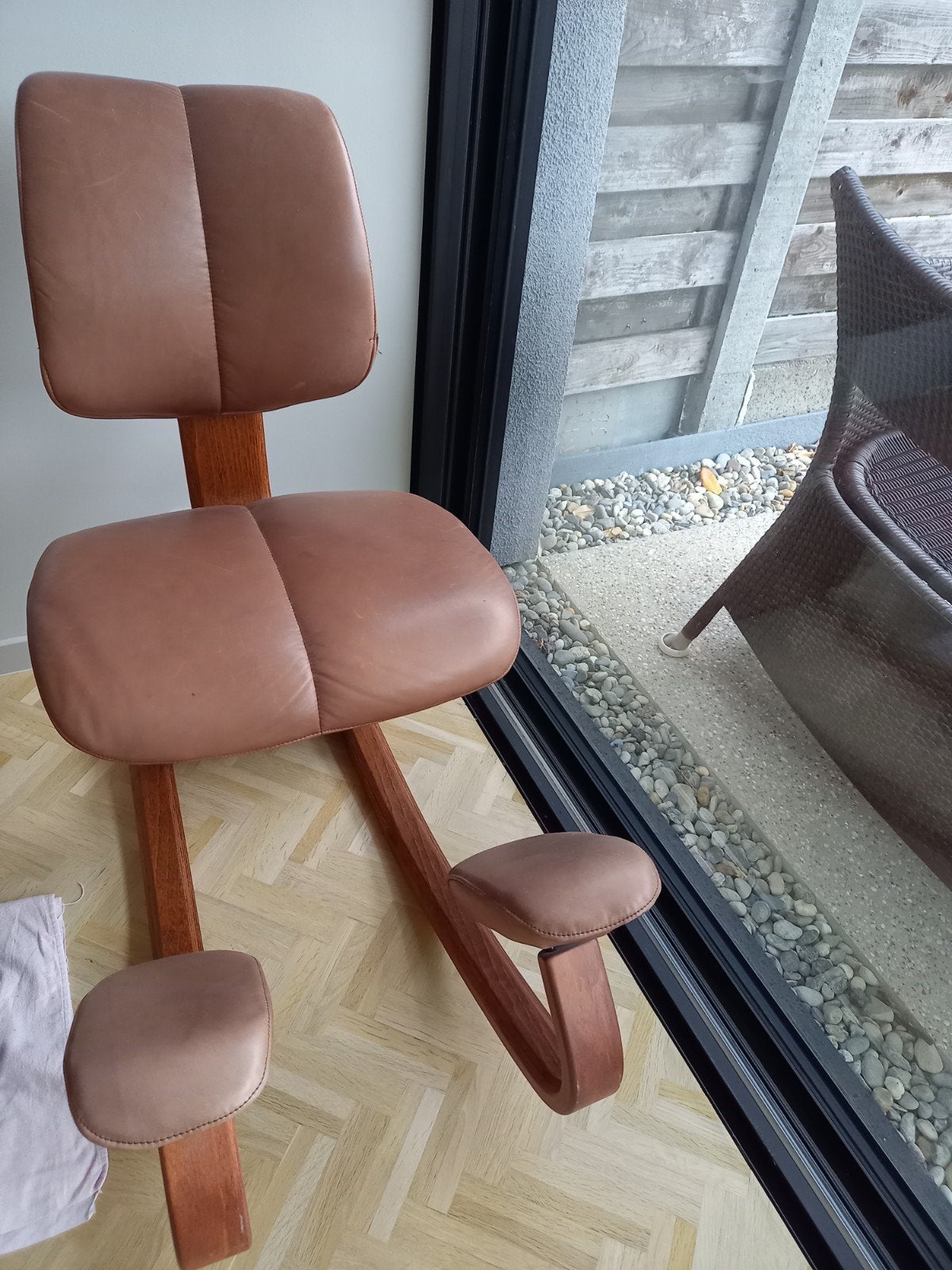 Vintage Stokke balansstoel., Huis en Inrichting, Ophalen